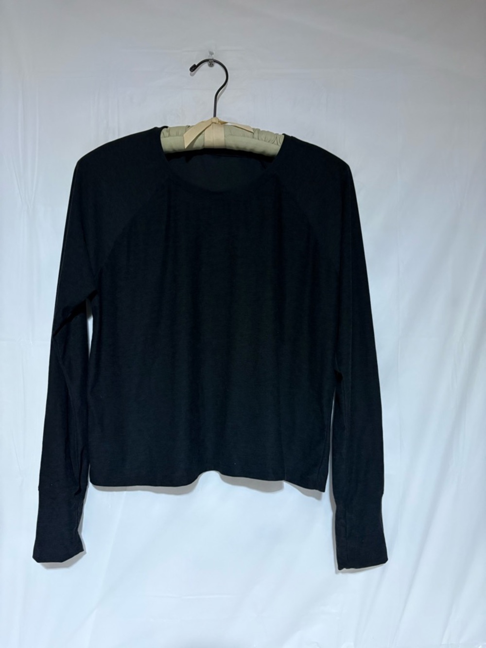 Beyond Yoga Black Long Sleeve Crewneck Top